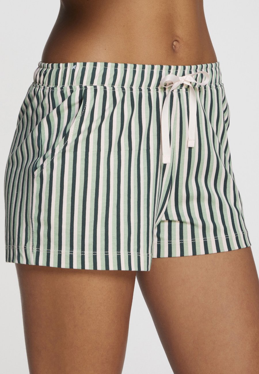 

Пижамные брюки s.Oliver Pyjama bottoms, Grün-Weiß-Gestreift/Green