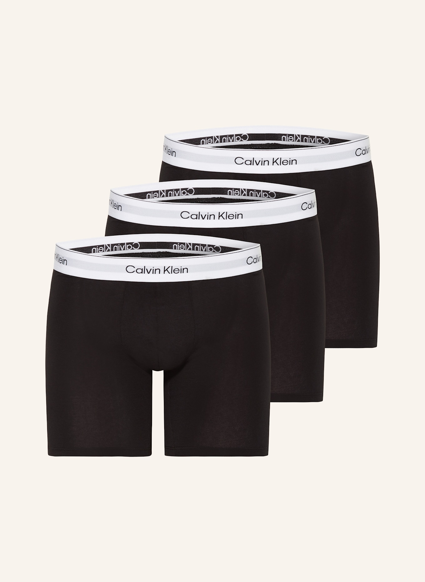 

Упаковка из 3 трусов-боксеров Icon, хлопок, стрейч Calvin Klein, черный