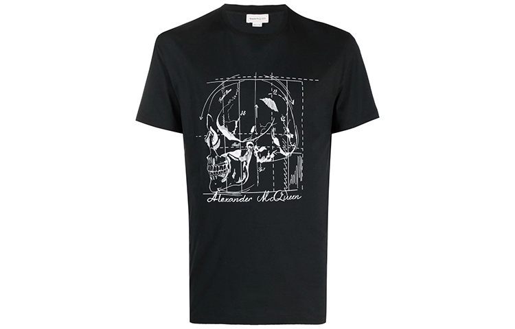

Alexander McQueen Футболка мужская черная