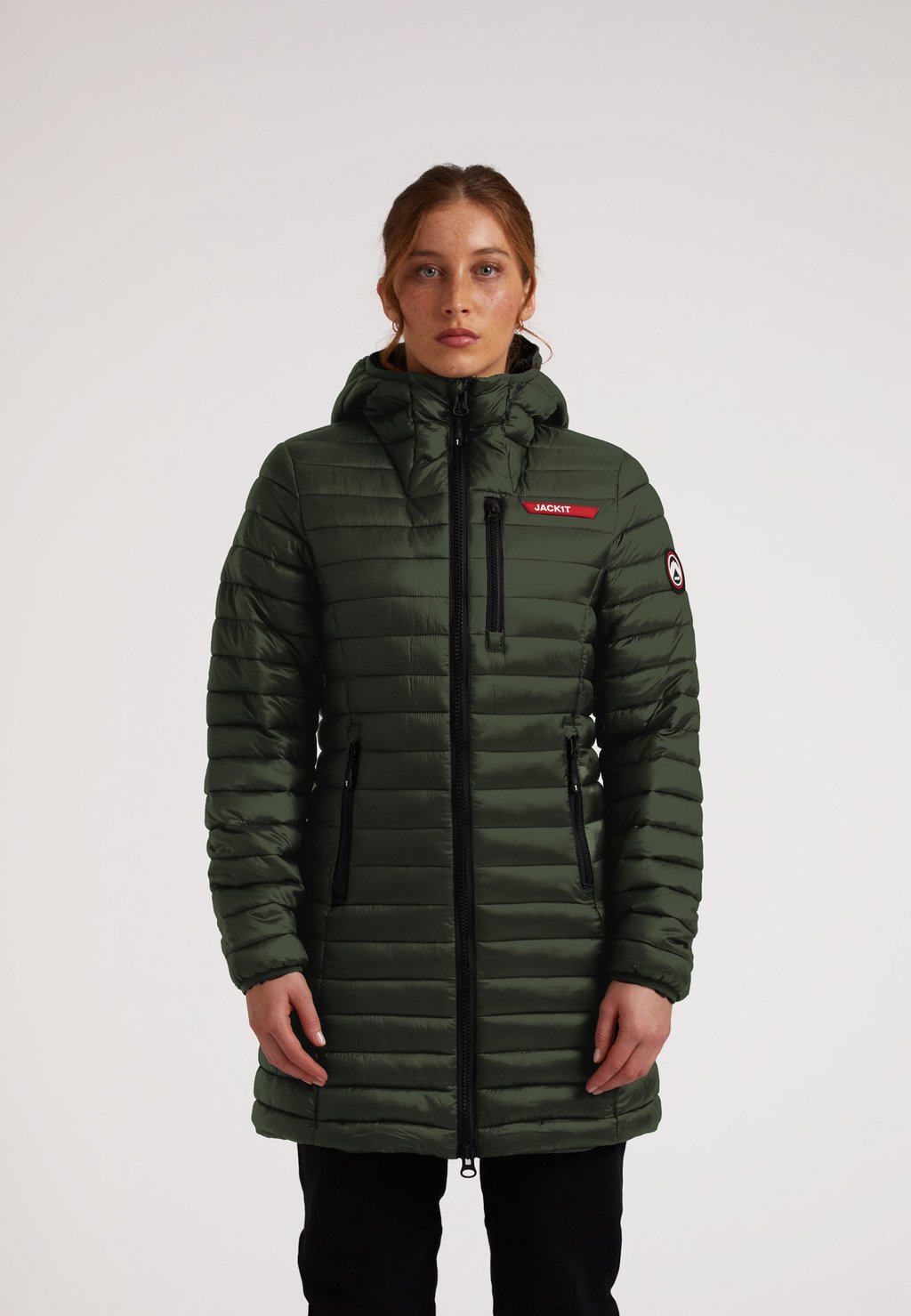 

Легкая куртка SATEL1TE HOODED LIGHTWEIGHT COMPACT JACK1T, оливковый
