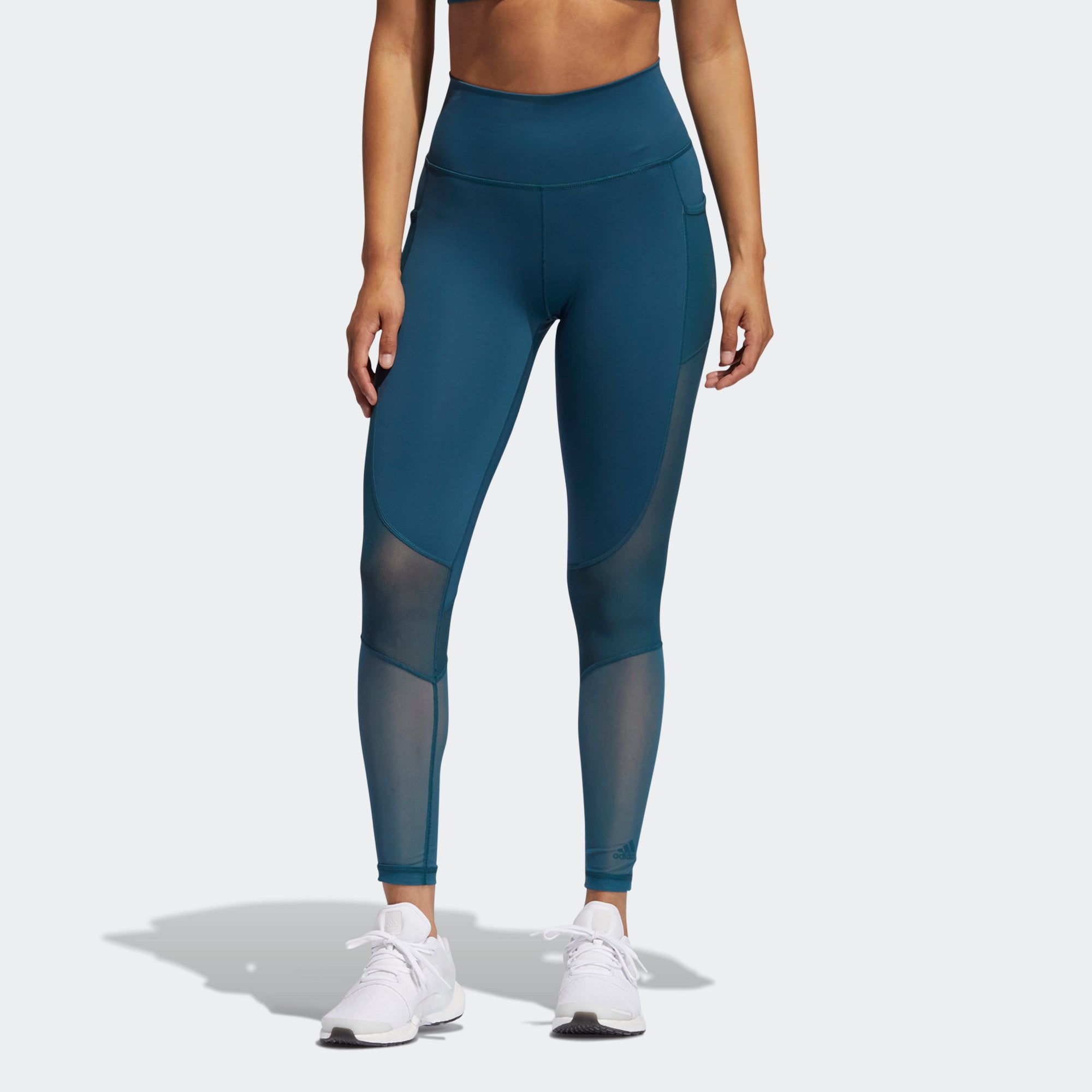 Брюки (WMNS) adidas Bt 2.0 Sumr 78t Fitness Pants Green — фото 3