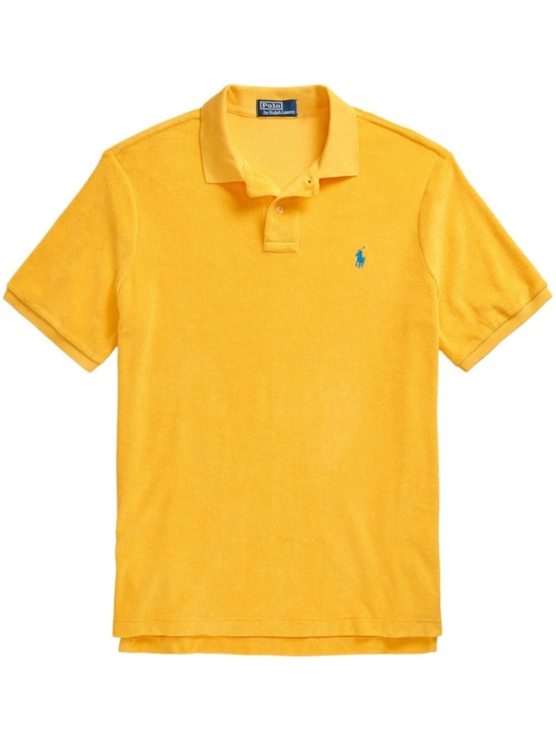

Polo Ralph Lauren махровая рубашка поло с вышитым логотипом, желтый