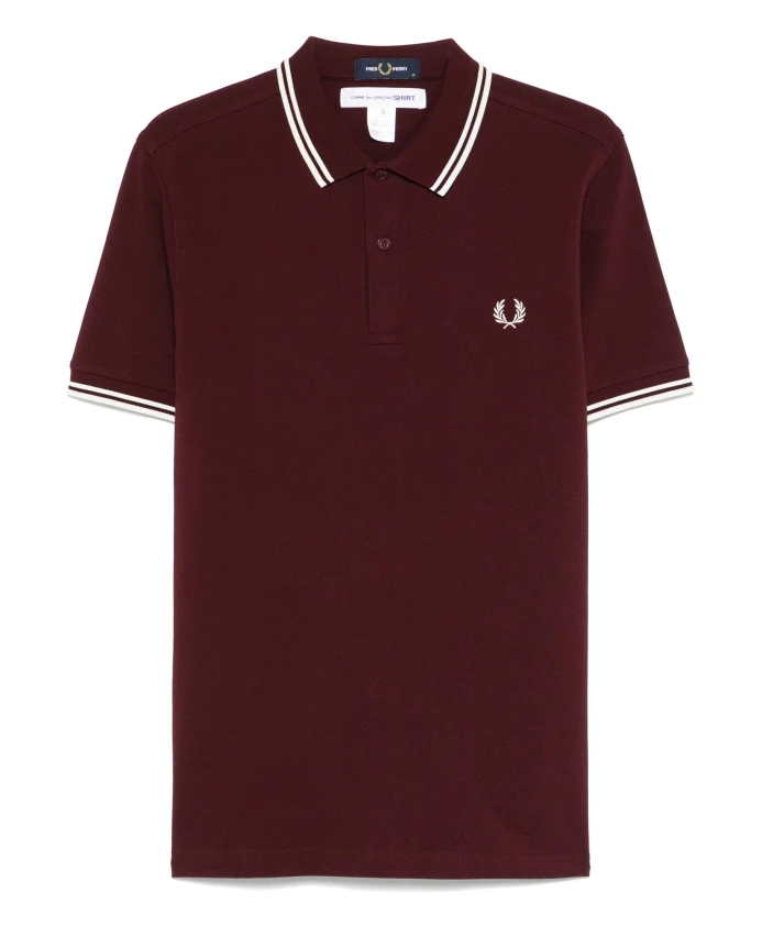 

Футболка-Поло с лозунгом Comme Des Garã§Ons, красный