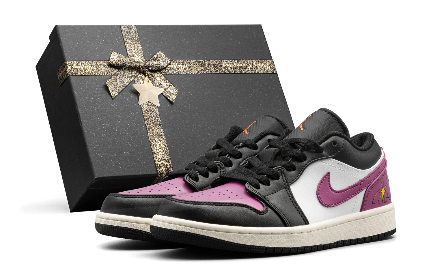 

Кроссовки баскетбольные Unisex низкие Air 1 Cushioning, Wear Resistant винтажные Rose Red Jordan, розово-красный (Box)