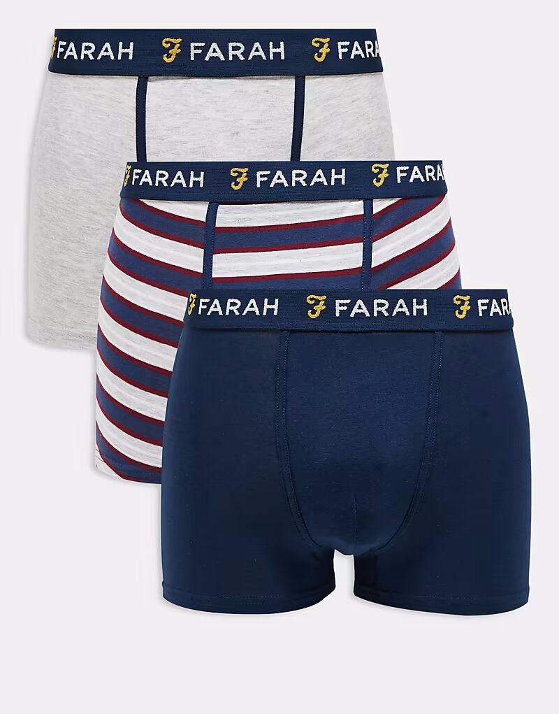 

Farah 3 упаковки боксеров Keddon в мульти