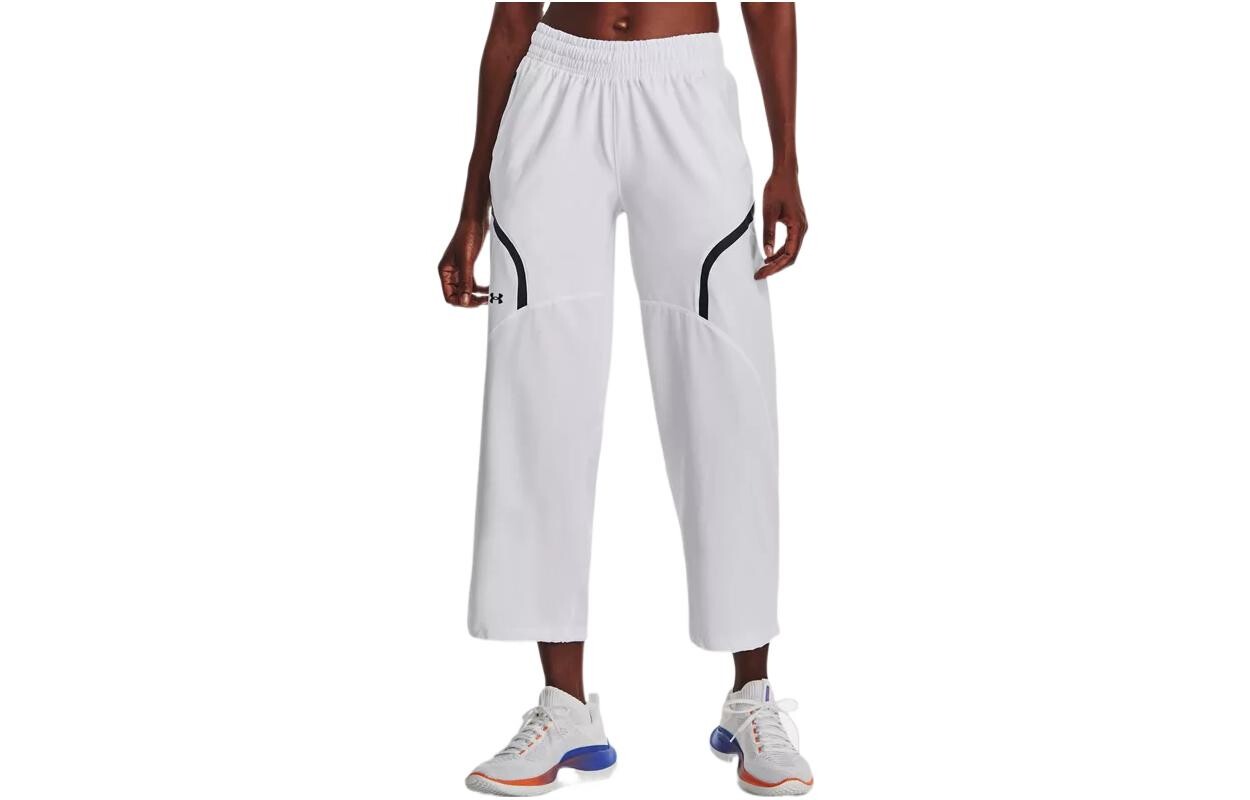 

Трикотажные спортивные штаны женские белые Under Armour