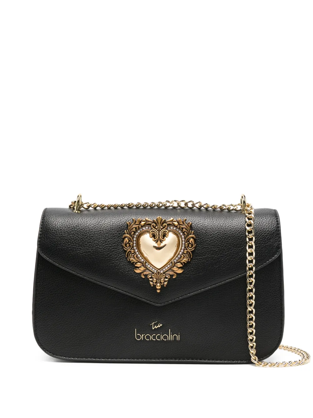 

Сумка через плечо Baroque с цепочкой Braccialini, черный
