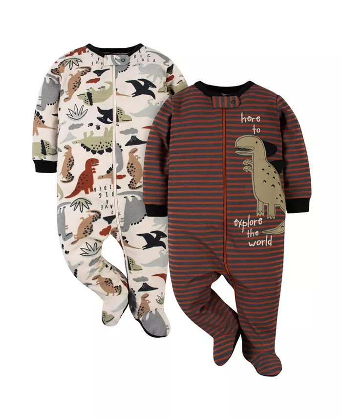 

Детский комплект из 2 пижам для мальчиков Sleep N' Plays Gerber, серый