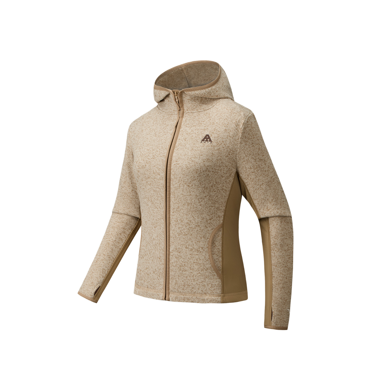 

ANTA Утепленная куртка с подкладкой из толстого флиса, Cool Gray Heather Gray-1