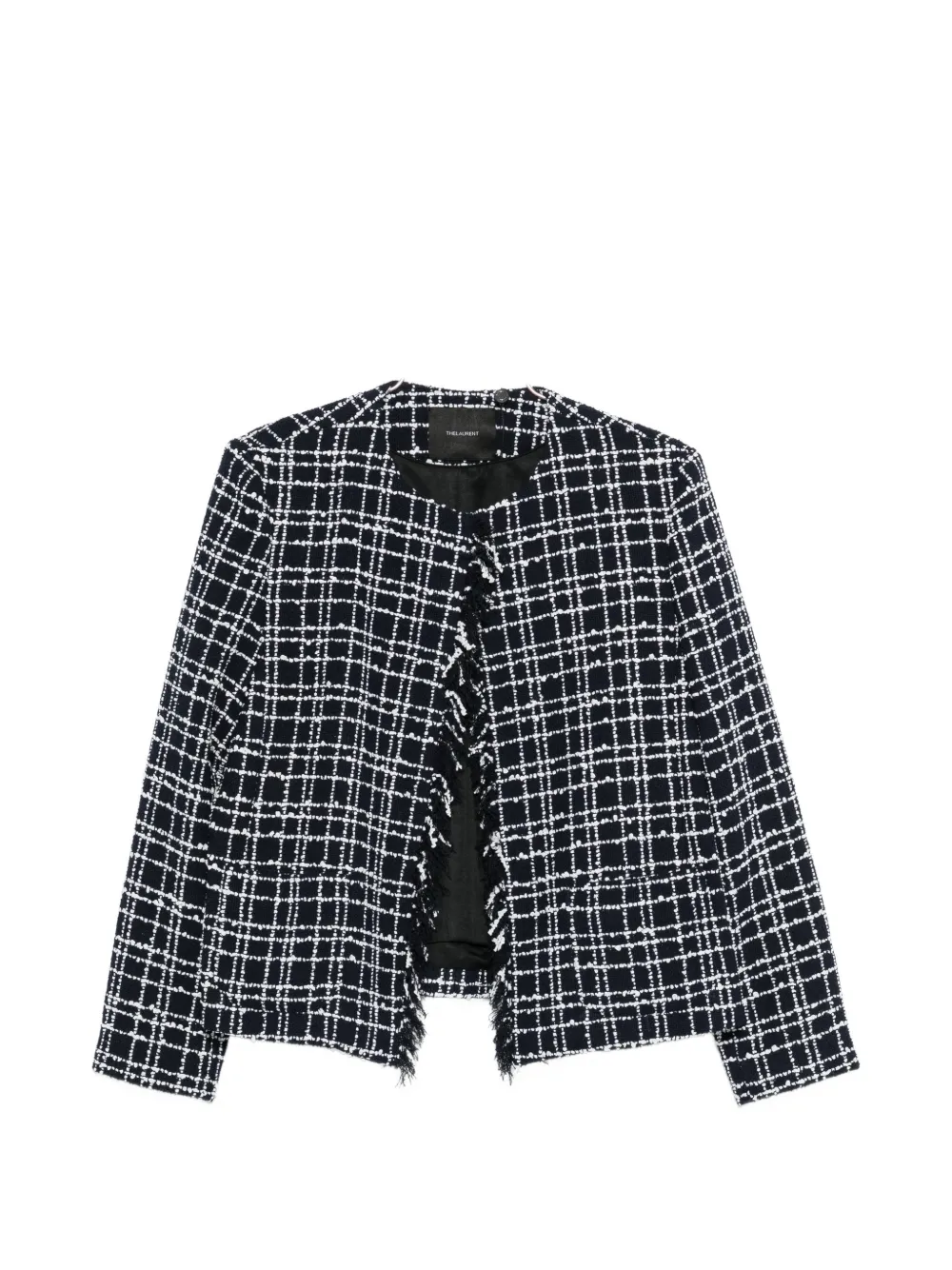 

Твидовый жакет с бахромой Thelaurent, синий