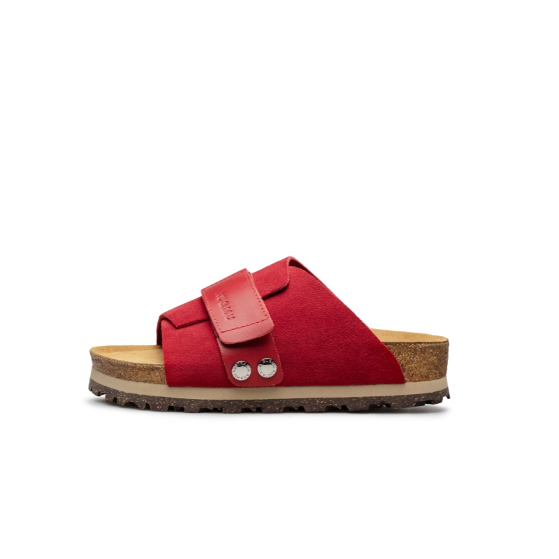 

AU&MU Биркеншток в стиле унисекс красный, цвет Rouge