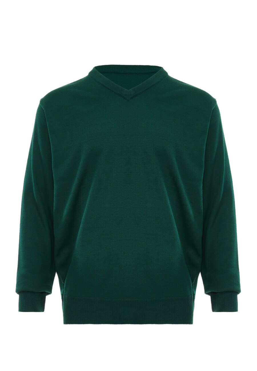 

Свитер с v-образным вырезом ALEKO Sweater, темно-зеленый