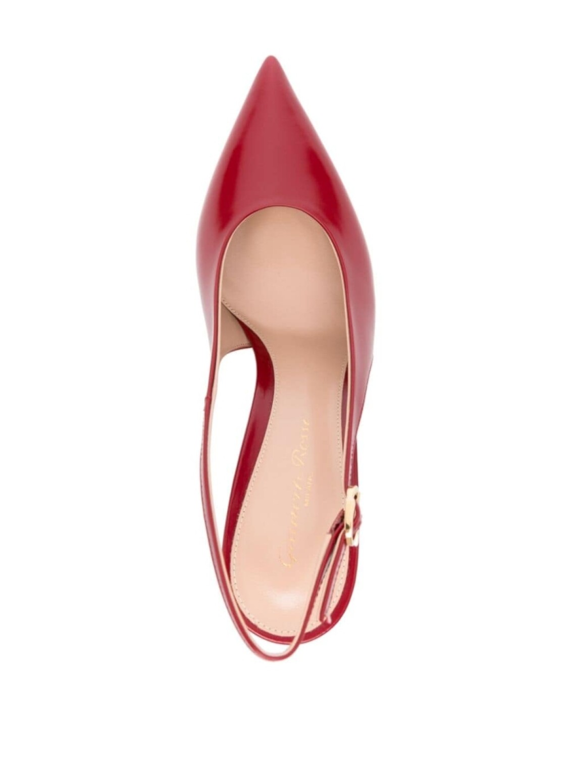 Gianvito Rossi туфли Robbie 85 с ремешком на пятке, красный — фото 4