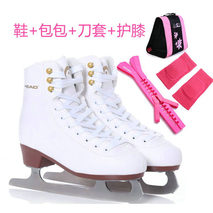 

HEAD Теплые коньки с утолщенным плюшевым рисунком для детей и взрослых, роликовые коньки, хоккейные коньки, northeast outdoor f200 f200+ розовая сумка+ розовый чехол для лезвия+ розовые наколенники, размер 36