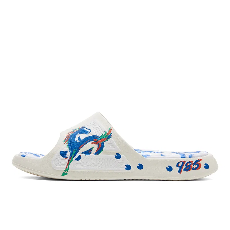 Шлепанцы PEAK Canvas White Blue