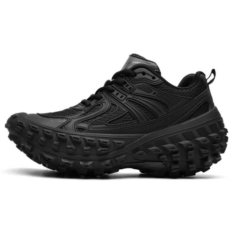 

ORD Антискользящие износостойкие дышащие легкие утолщенные низкие кроссовки унисекс коричневый-черный, цвет Black