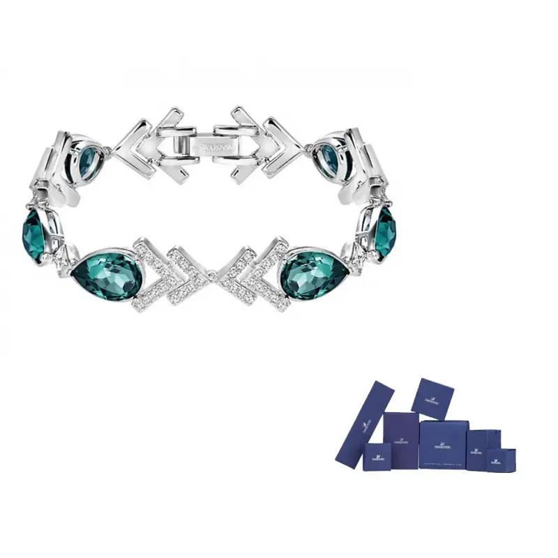 

Swarovski Серебряный браслет из искусственного кристалла Alloy