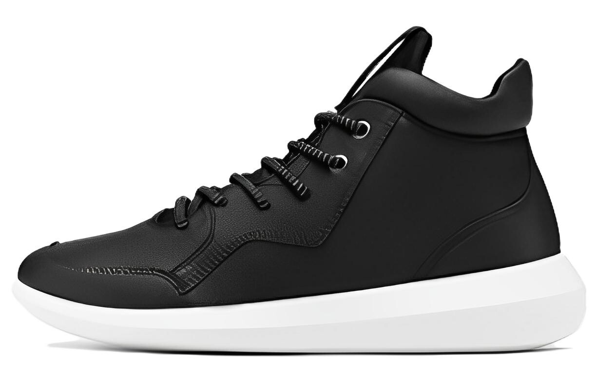 

Кроссовки ecco Lifestyle Shoes Women's High-top Black, черный