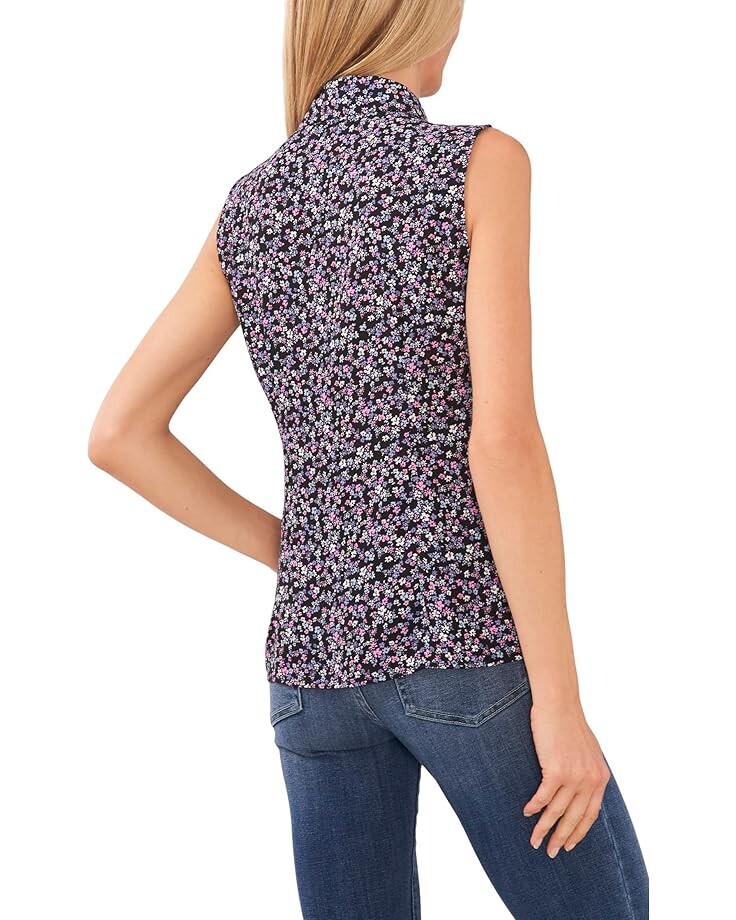 

Блуза CeCe Sleeveless Floral Bow Blouse, цвет New Ivory