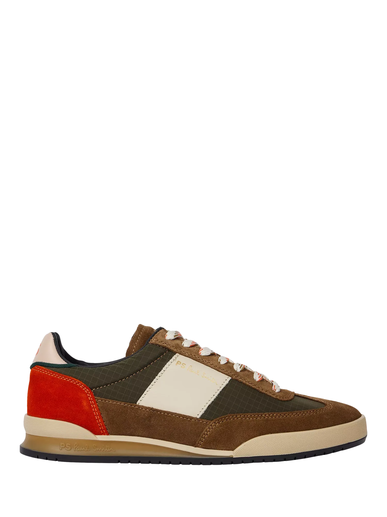 Кроссовки Dover из смешанной кожи, цвет хаки/мультицвет Paul Smith