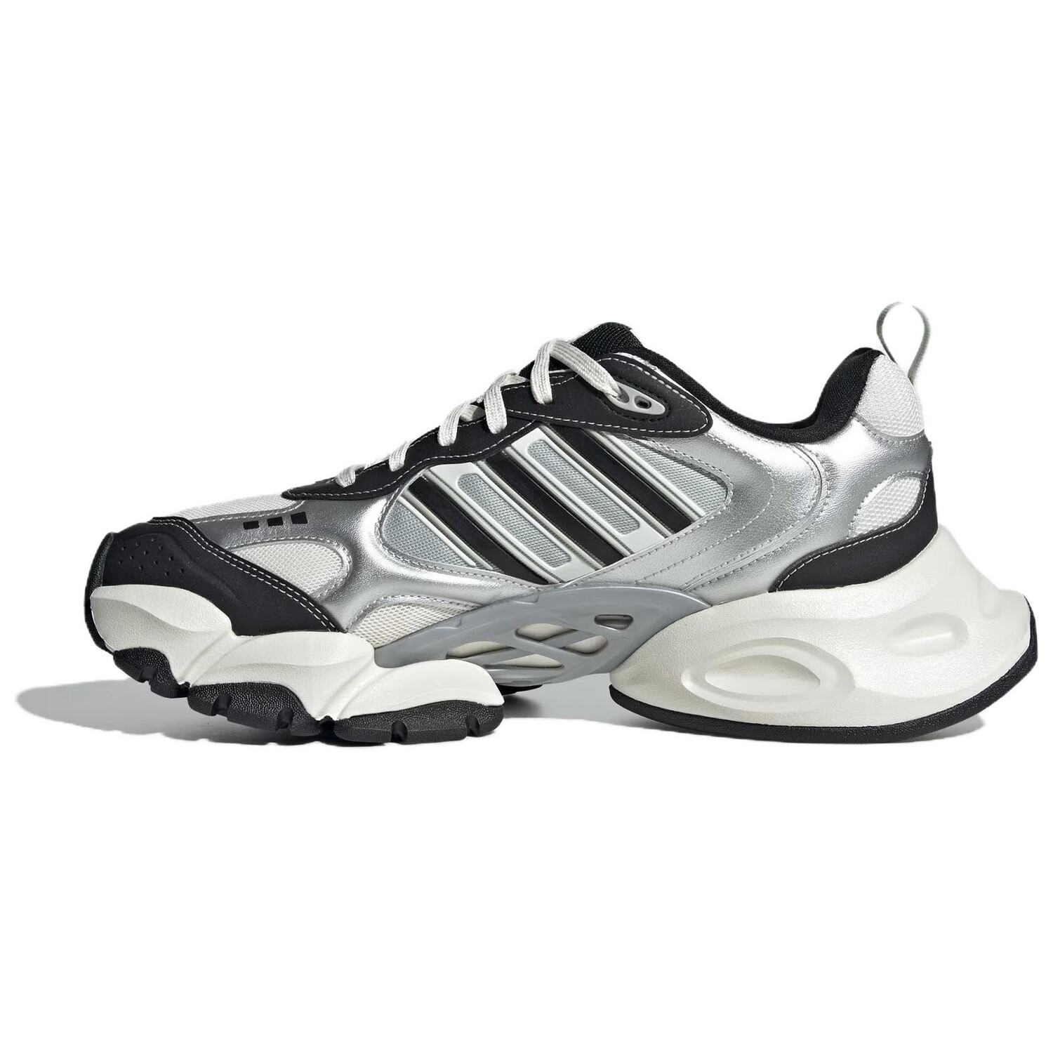 

Кроссовки унисекс с низким верхом серебристо-черный Adidas