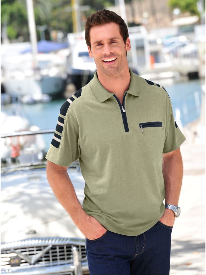 

Рубашка-поло фисташкового цвета с короткими рукавами WITT WEIDEN, Зеленый, Рубашка-поло фисташкового цвета с короткими рукавами WITT WEIDEN