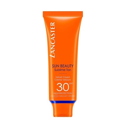 

Крем Sun Beauty Velvet Touch для сияющего загара Spf 30, 1,7 унции, Lancaster