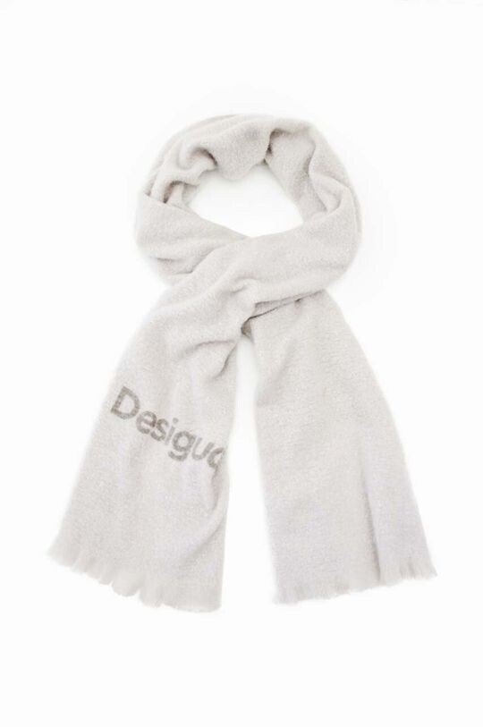 

Дезигуаль шаль Desigual, серый