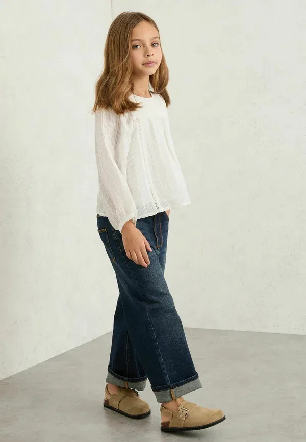 Блуза Reiss Elle cheesecloth textured blouse, белый