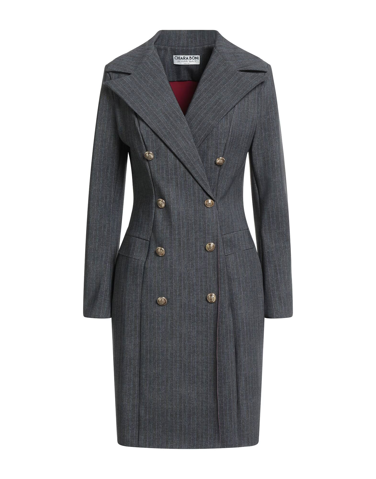 

Мини-платье Chiara Boni La Petite Robe, угольно-серый