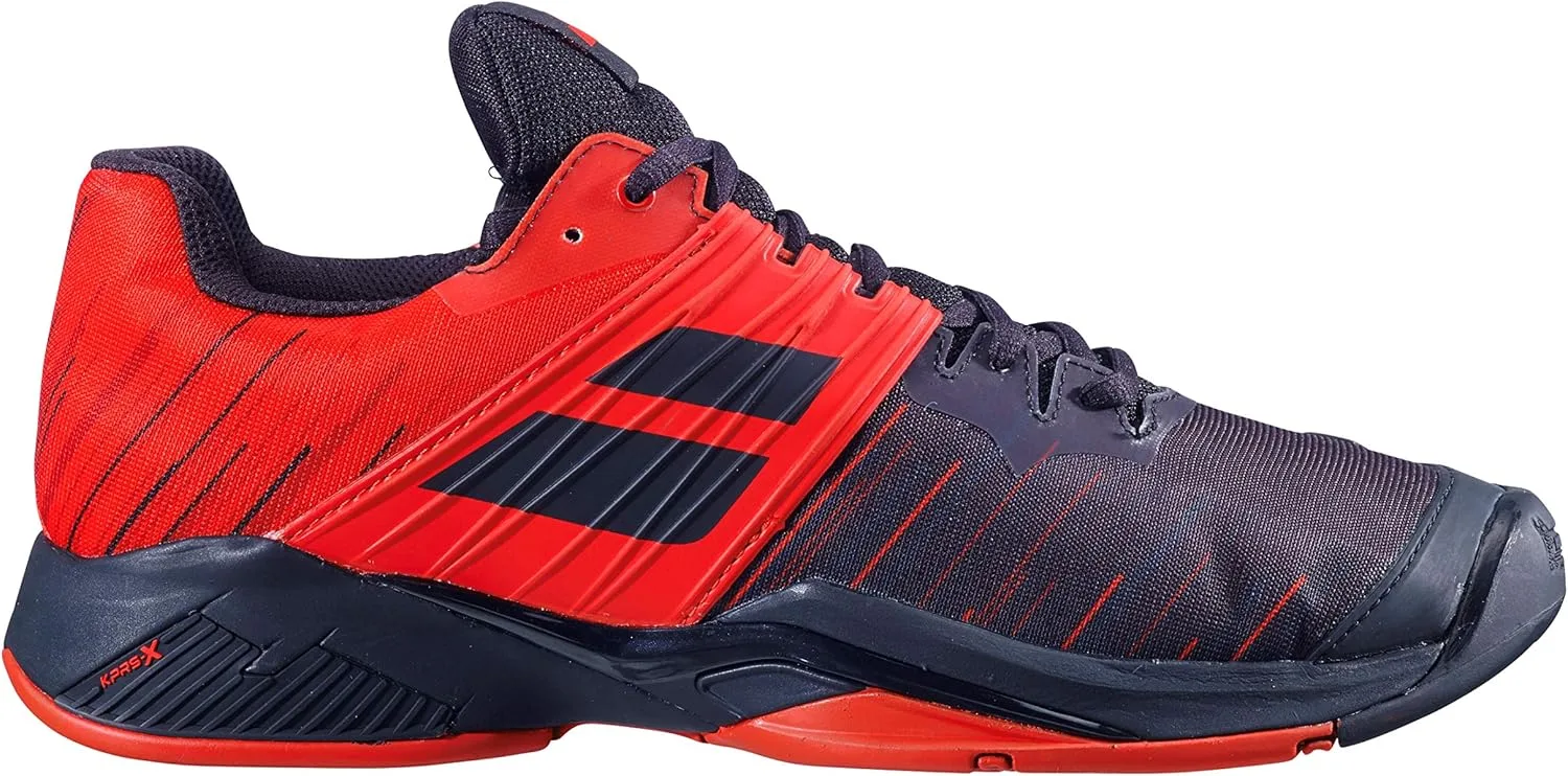 Мужские теннисные кроссовки Babolat Propulse Fury All Court, черный/красный — фото 2