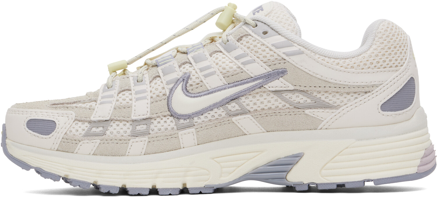 Кроссовки Off-White P-6000 Premium Nike, Light bone/Cement grey/Platinum violet — фото 3