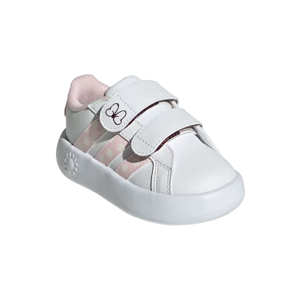 Disney x GRAND COURT Low Top для малышей Cloud White для младенцев и малышей Adidas, белый — фото 4