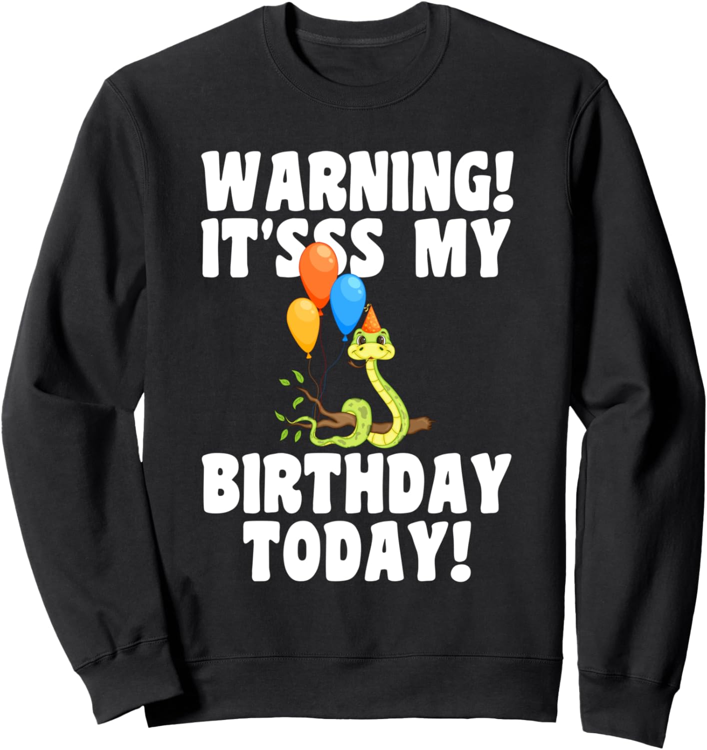 

Предупреждаем: сегодня ваш день рождения! Толстовка с изображением змеи, черная, размер S Birthday Cake Birthday Party Gifts, Черный, Предупреждаем: сегодня ваш день рождения! Толстовка с изображением змеи, черная, размер S Birthday Cake Birthday Party Gi