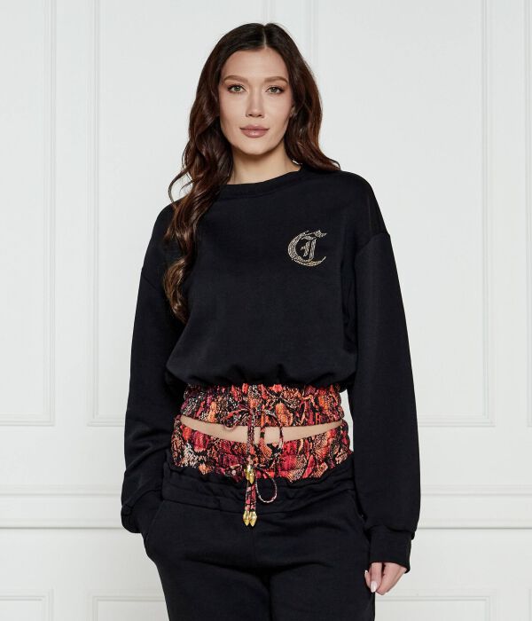 

Свитер Cropped fit Just Cavalli, черный