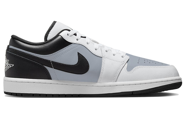 Кроссовки Air JORDAN 1 Vintage Basketball Shoes Men Low-Top Black White — фото 2