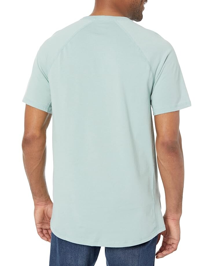 

Футболка Carhartt Force Relaxed Fit Midweight Short Sleeve Block Logo Graphic T-Shirt, цвет Blue Surf