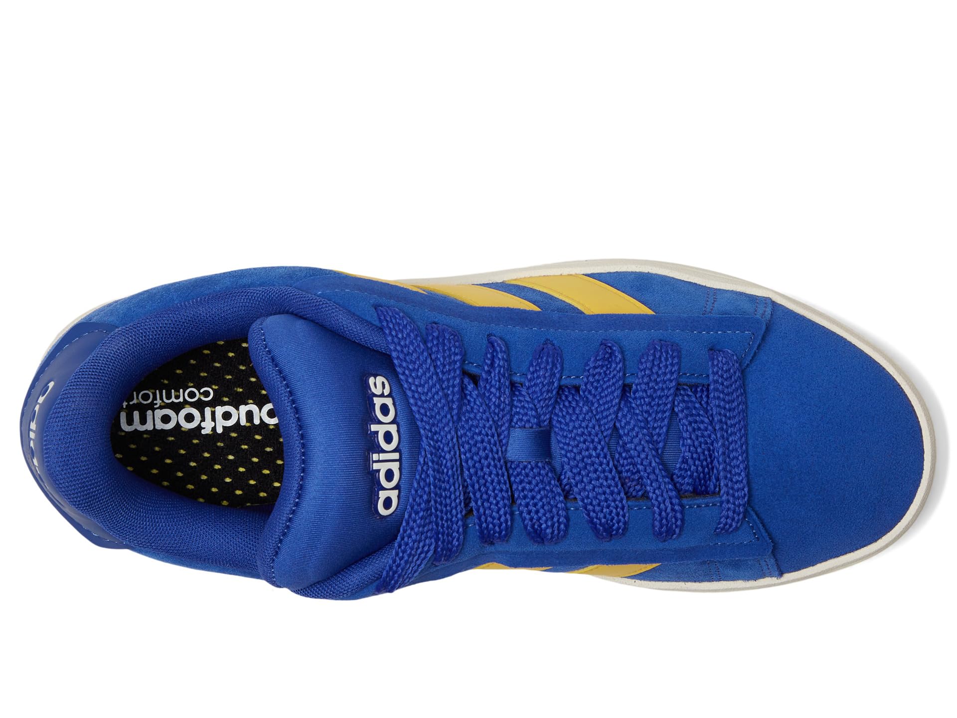 Кроссовки Adidas Grand Court Alpha 00S, Semi Lucid Blue/Utility Yellow/Off-White — фото 2