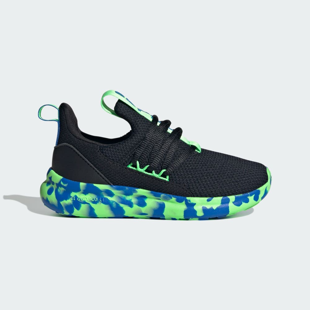 

Кроссовки Adidas Lite Racer Adapt 7.0 Shoes Kids, цвет Core Black/Lime Burst/Bright Royal