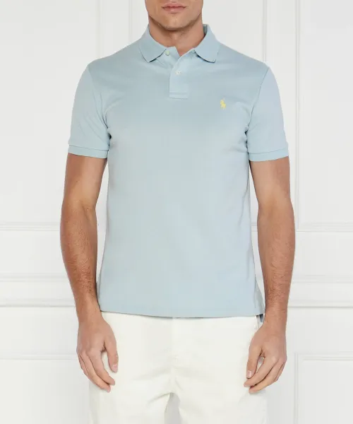 

Футболка поло Slim fit Polo Ralph Lauren, синий