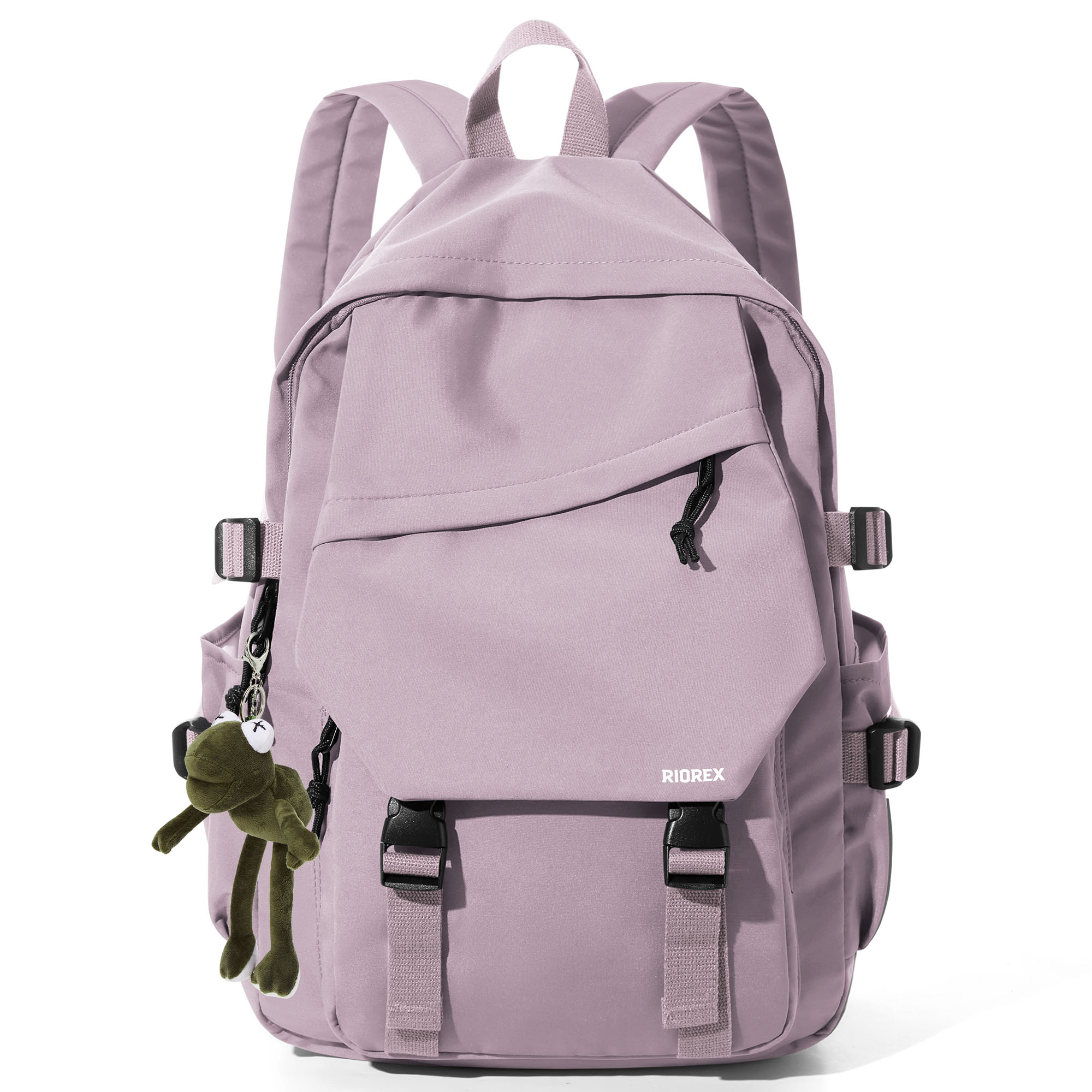 

RIOREX Тканевый рюкзак для ноутбука унисекс разноцветный, Pink Purple+Doll