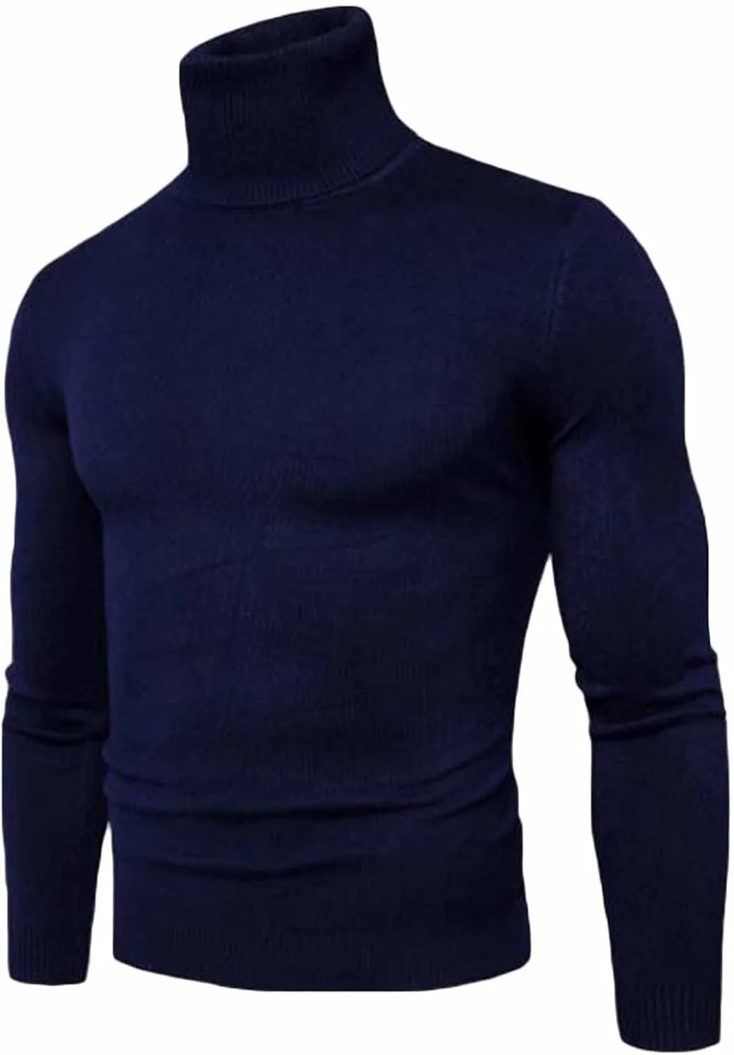 

Мужской свитер Slim Fit с длинным рукавом и воротником-стойкой