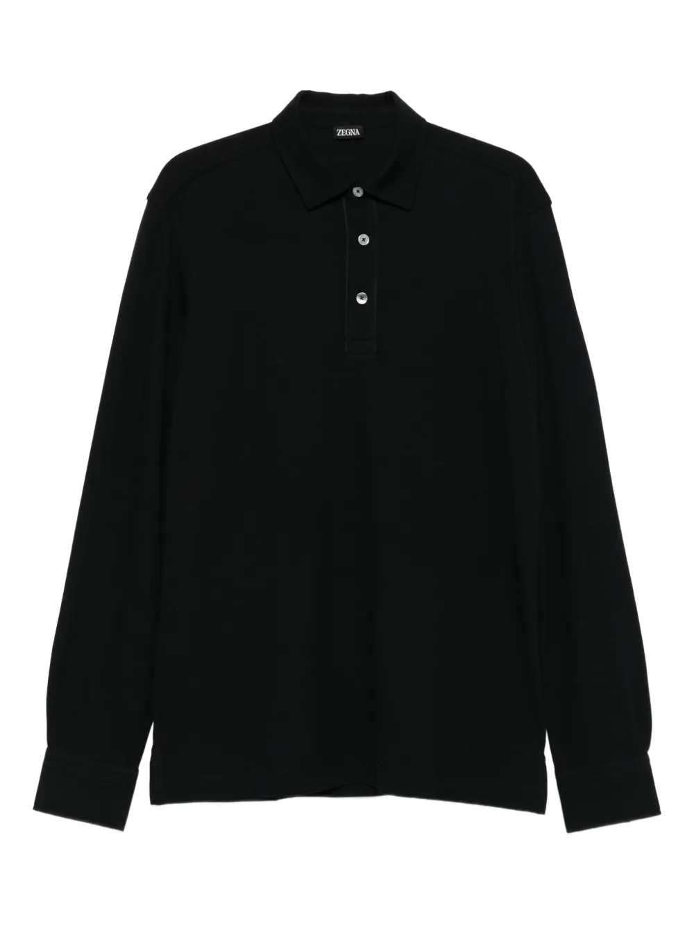 

Поло с длинными рукавами Zegna, синий