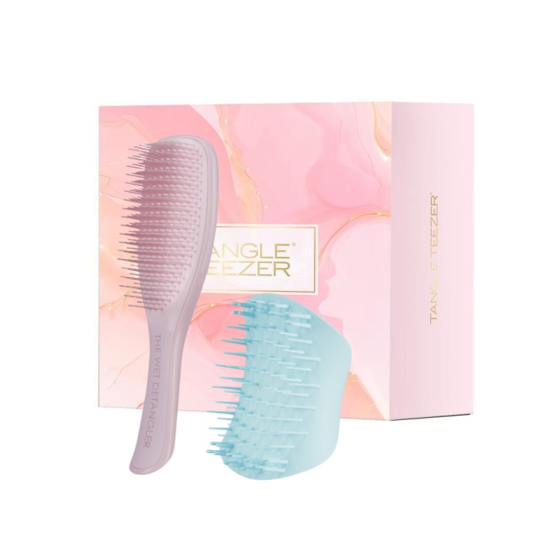 

Расческа Princess Comb портативная и легкая парикмахерский инструмент удобное взбивание без спутывания Tangle Teezer, светло-голубой