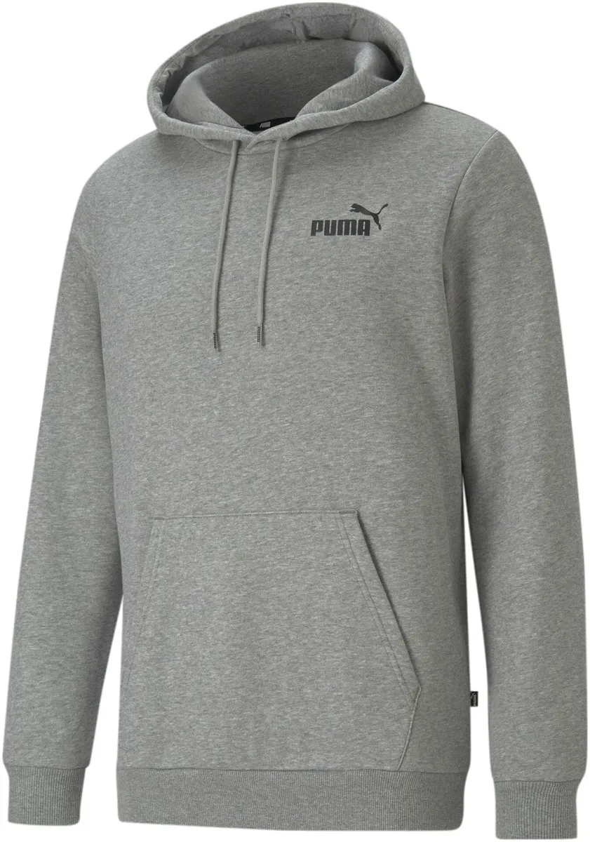 

Толстовка PUMA с капюшоном "ESS SMALL LOGO HOODIE FL", серый