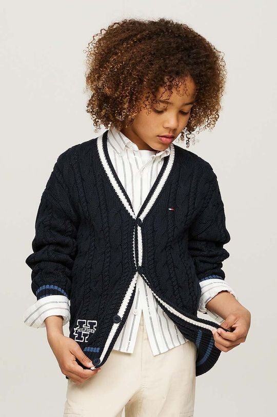 

Детский кардиган Tommy Hilfiger, темно-синий