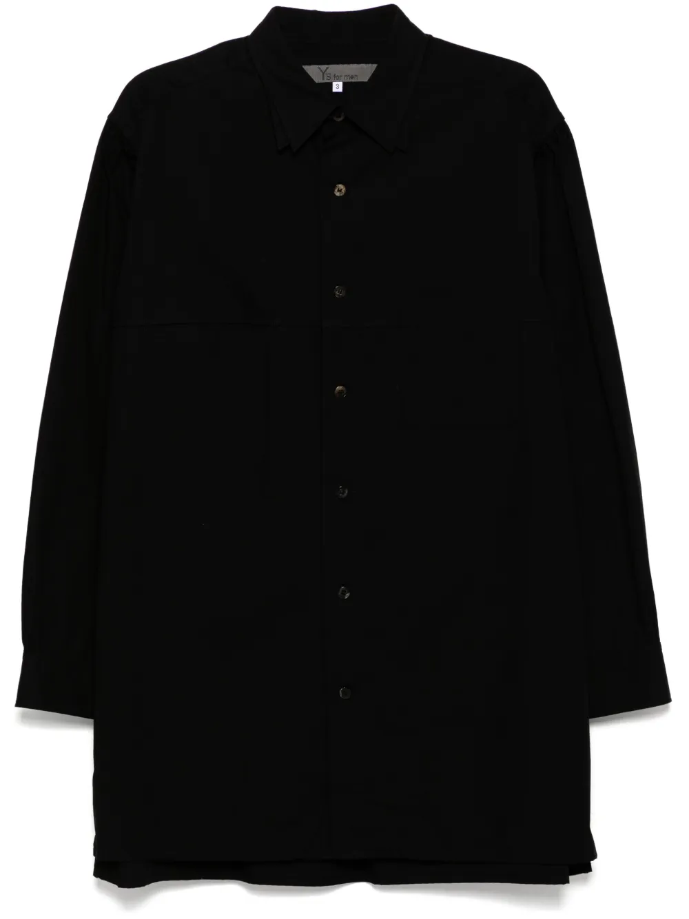 

Рубашка на пуговицах Yohji Yamamoto, черный