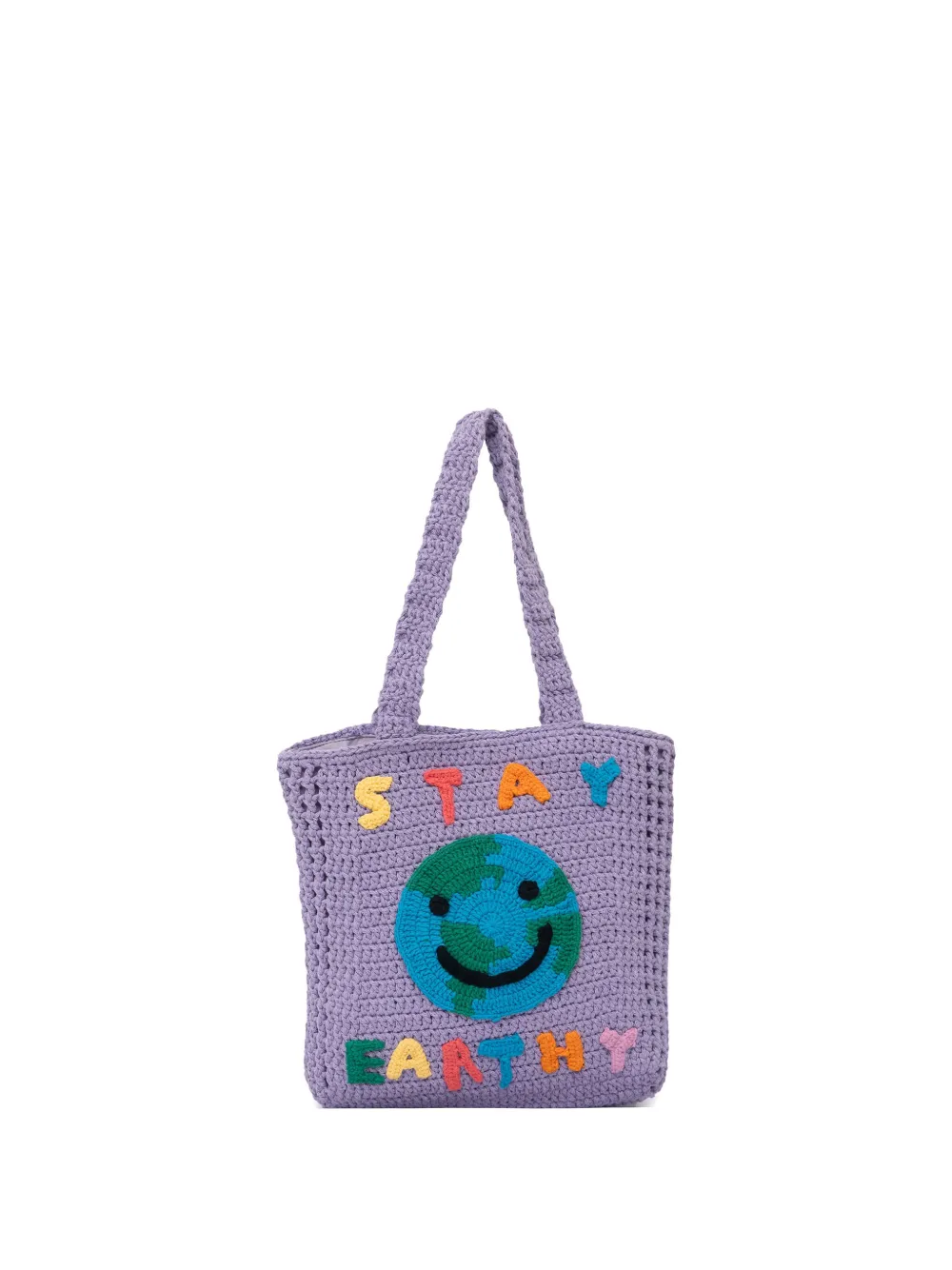 

Вязаная крючком сумка Stay Earthy Stella McCartney Kids, фиолетовый
