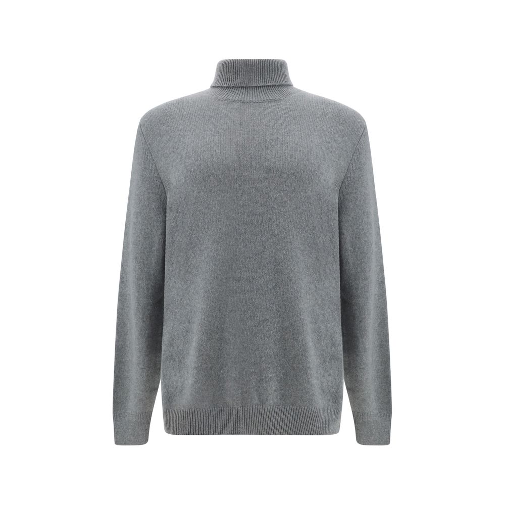 

Мужской свитер с высоким воротом из кашемира Aragona Aragona Cashmere, серый