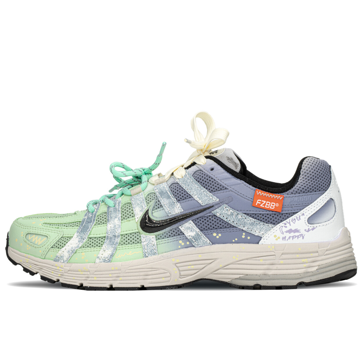 

Кроссовки для бега P-6000 унисекс с низким верхом, зеленые/синие Nike